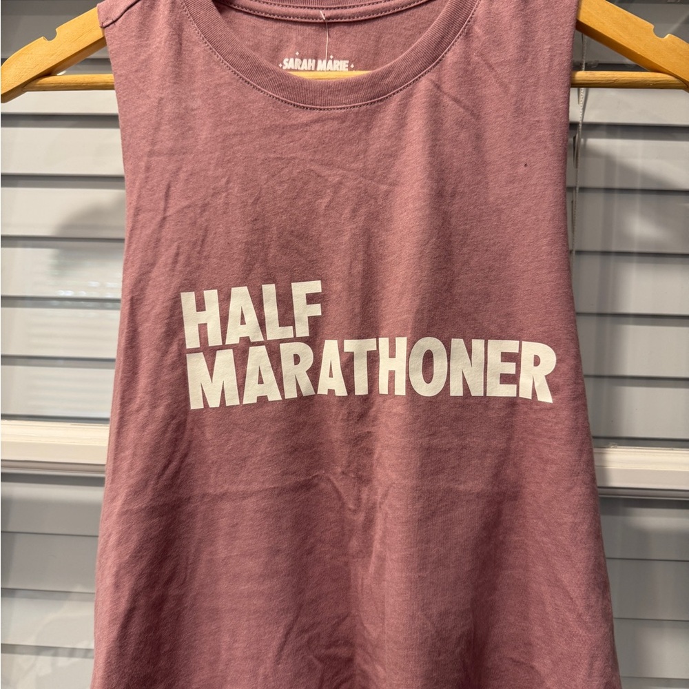 Sarah Marie Running Studio - Women's Pink Crop Top